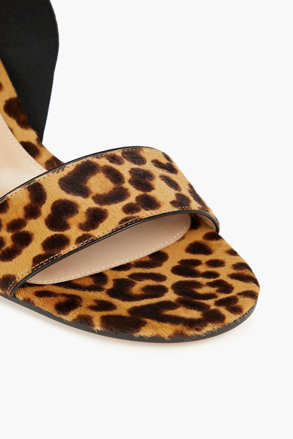 GIANVITO ROSSI Leopard-print calf hair sandals