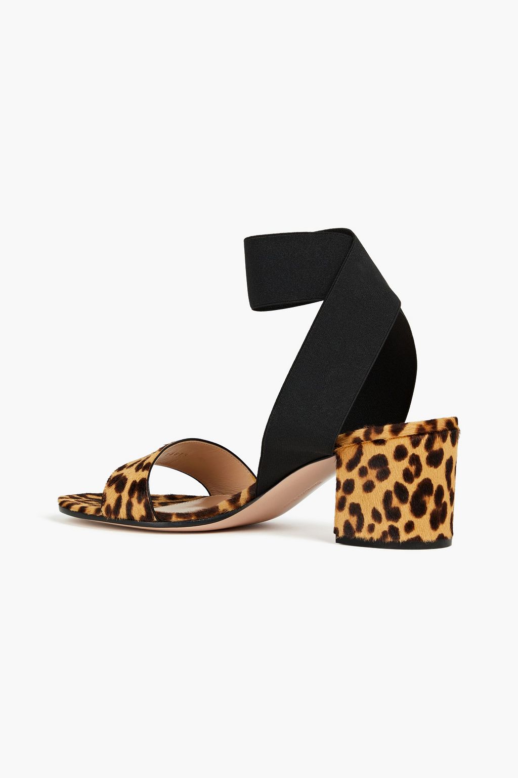 GIANVITO ROSSI Leopard-print calf hair sandals