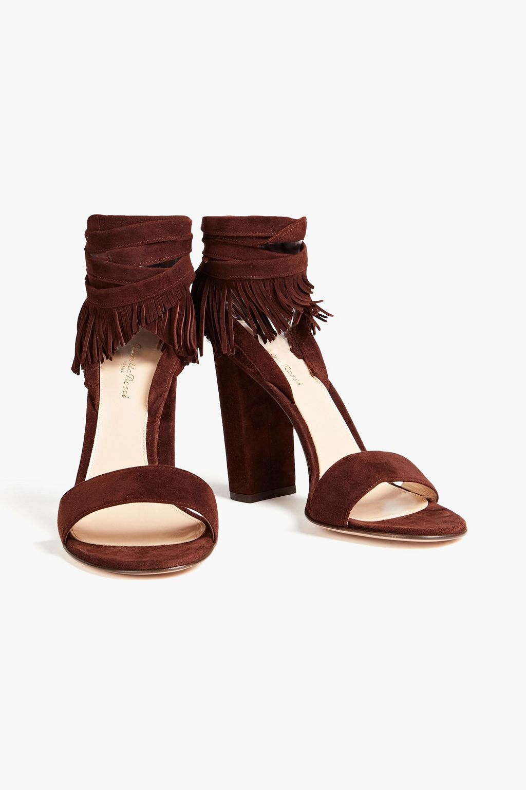 GIANVITO ROSSI Ricca fringed suede sandals