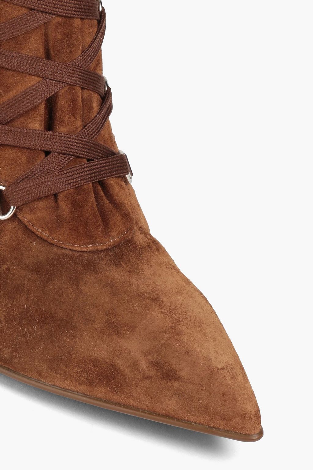 GIANVITO ROSSI Texas suede ankle boots
