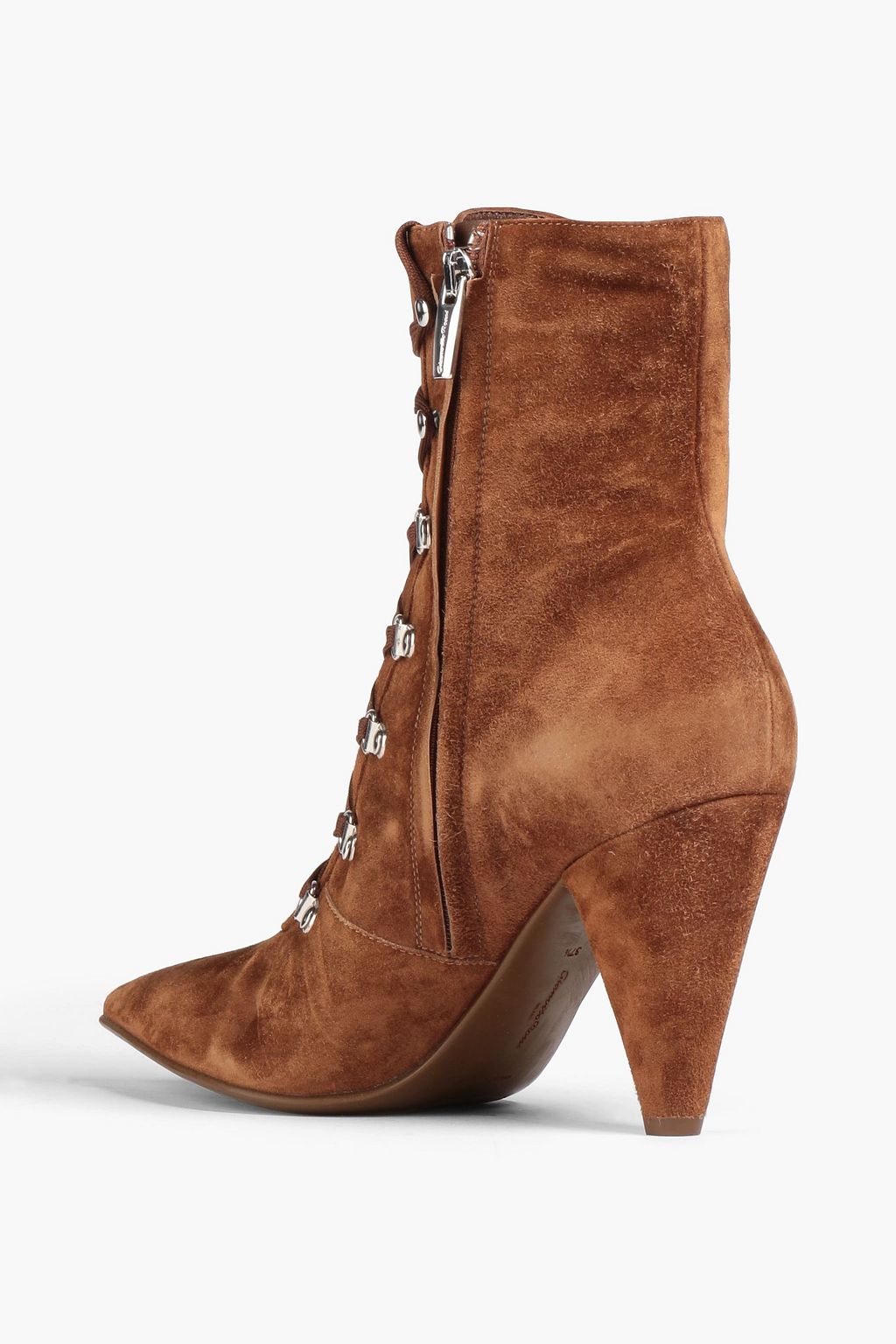 GIANVITO ROSSI Texas suede ankle boots