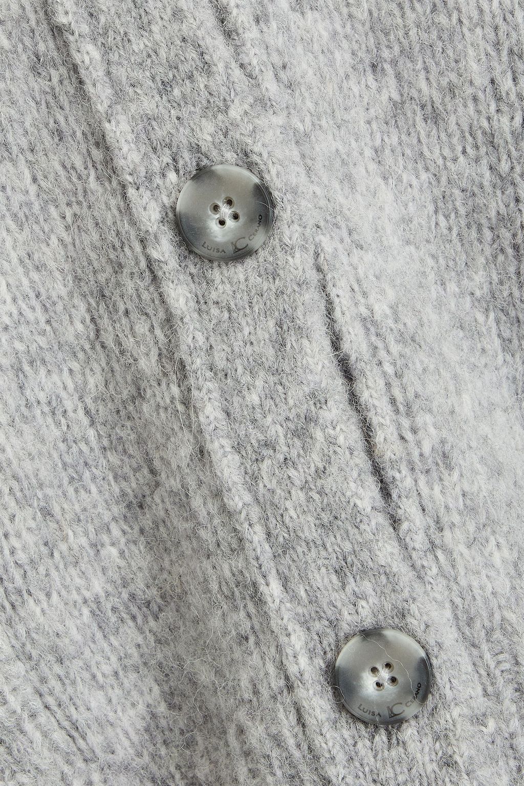 LUISA CERANO Cardigan aus meliertem Strick
