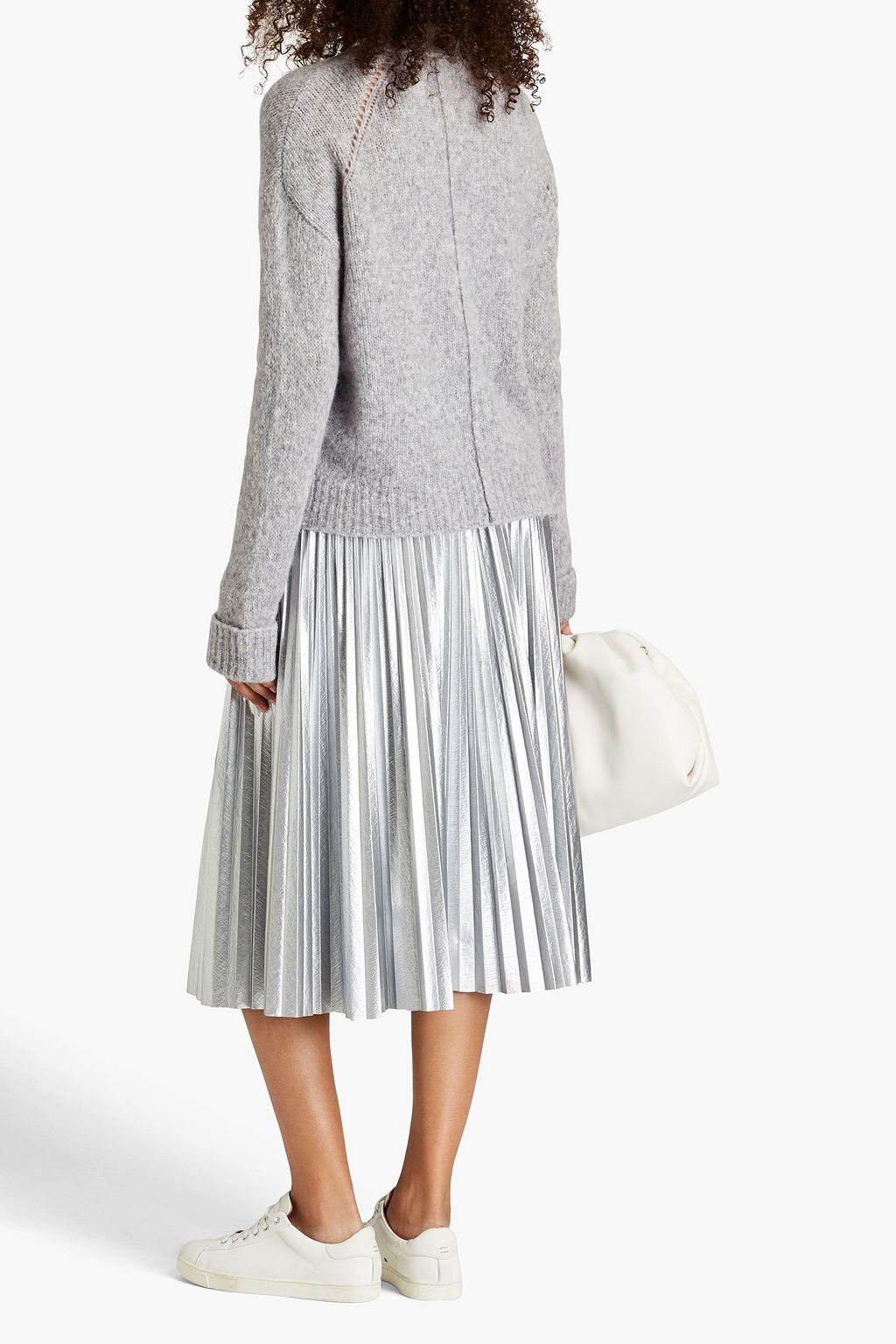 LUISA CERANO Cardigan aus meliertem Strick