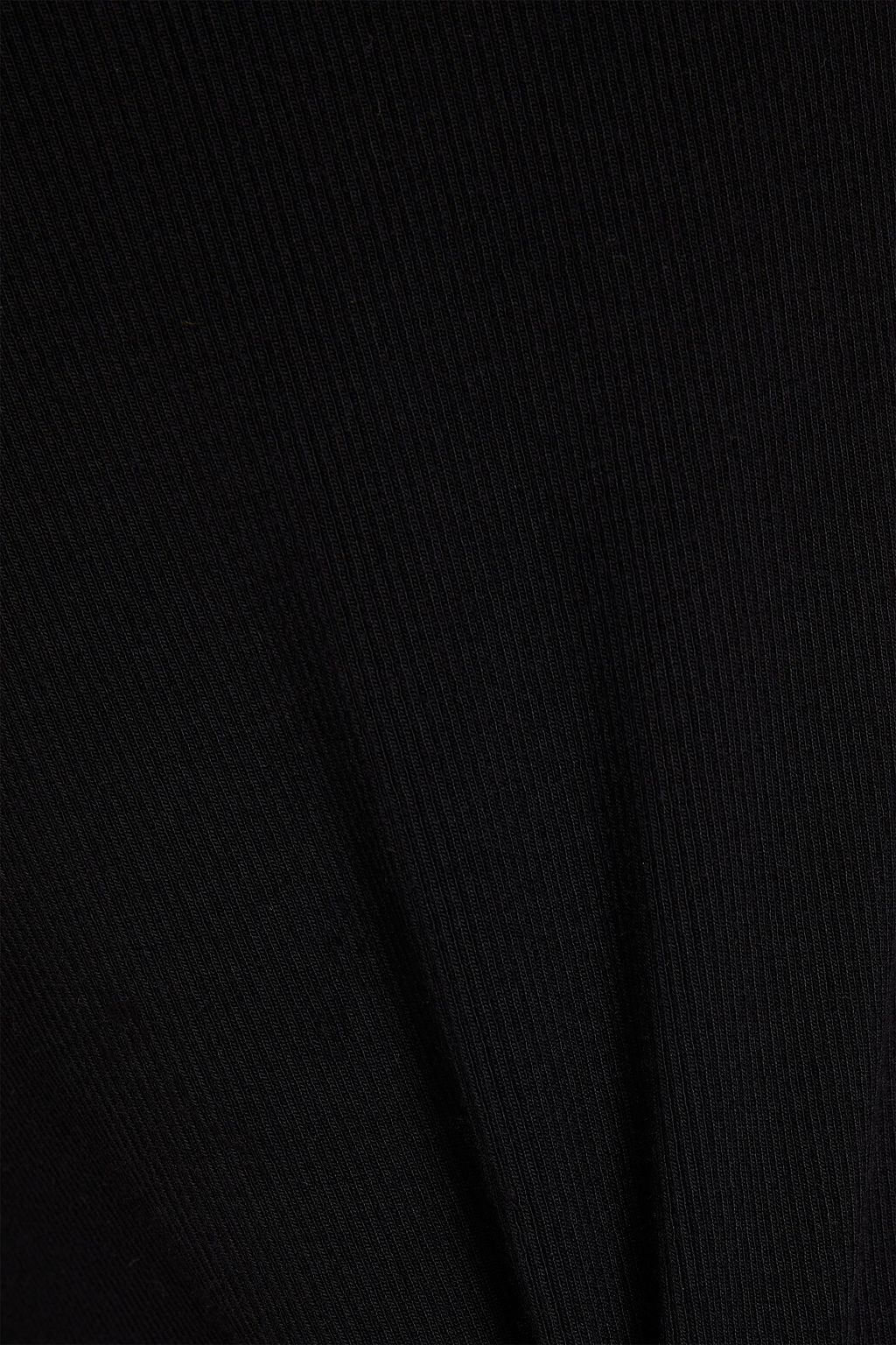 L'AGENCE Dixie off-the-shoulder ribbed stretch-modal jersey top