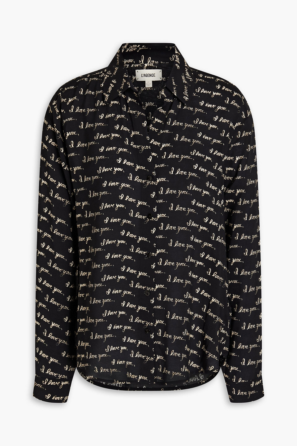 L'Agence Holly printed woven shirt