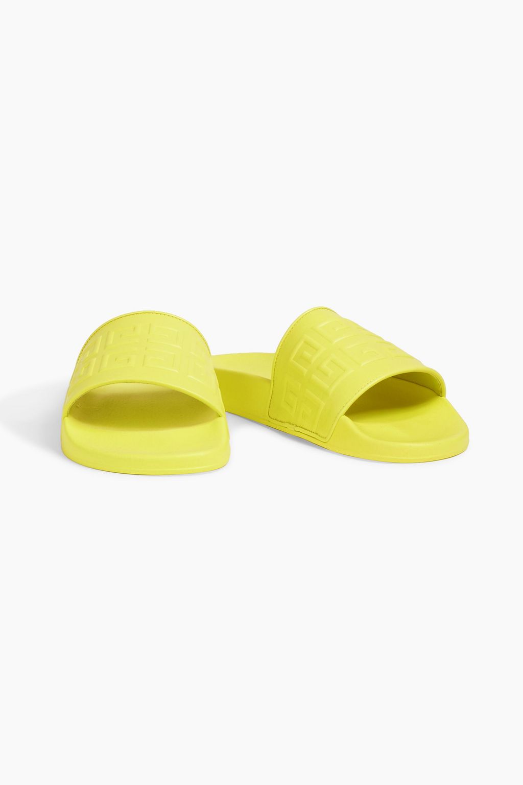 GIVENCHY 4G embossed rubber slides