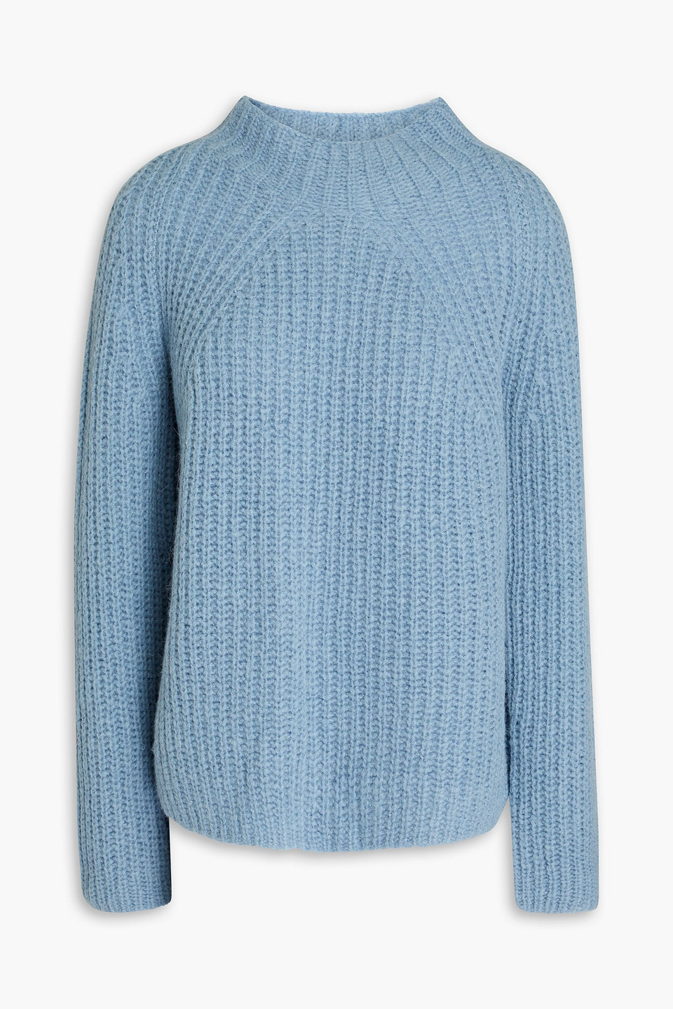 Vince Ribbed-knit Sweater In Dark Topaz
