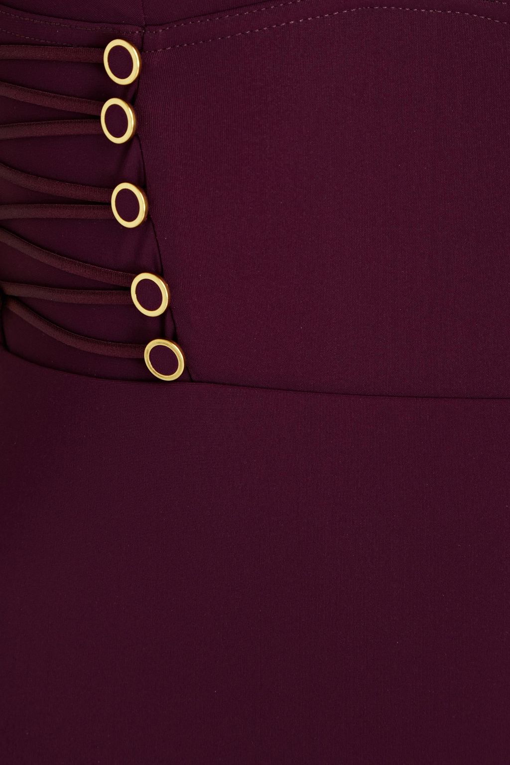 ZIMMERMANN Rosa lace-up swimsuit