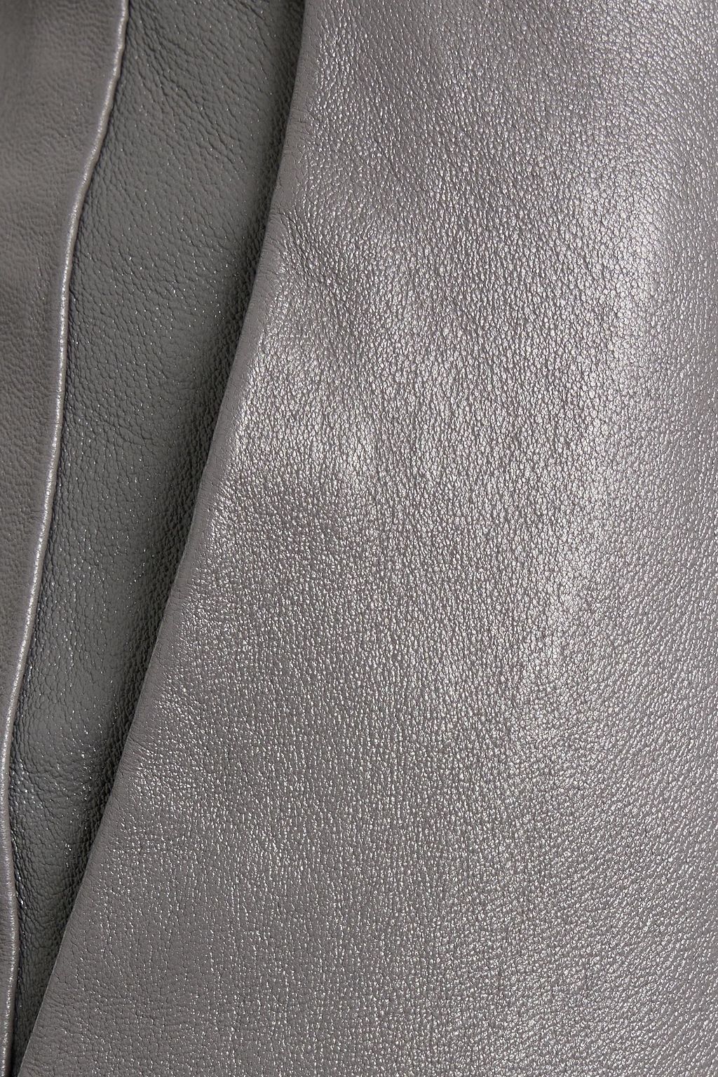 JOSEPH Coleman leather straight-leg pants