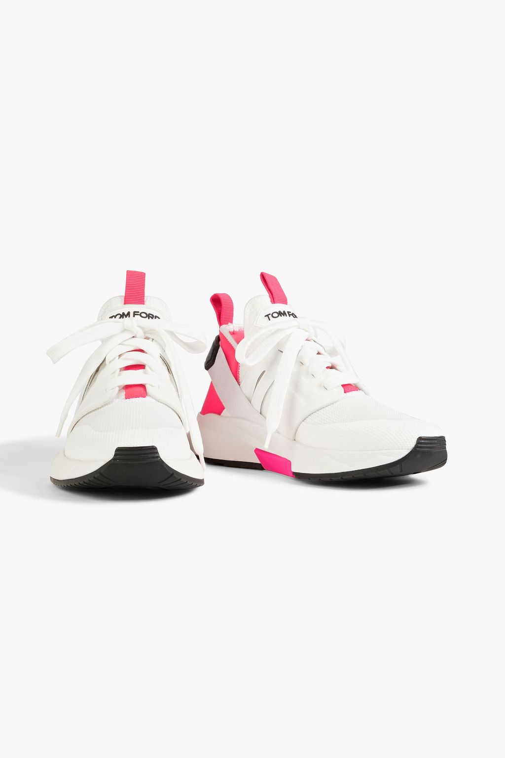 TOM FORD Jago mesh and neoprene sneakers