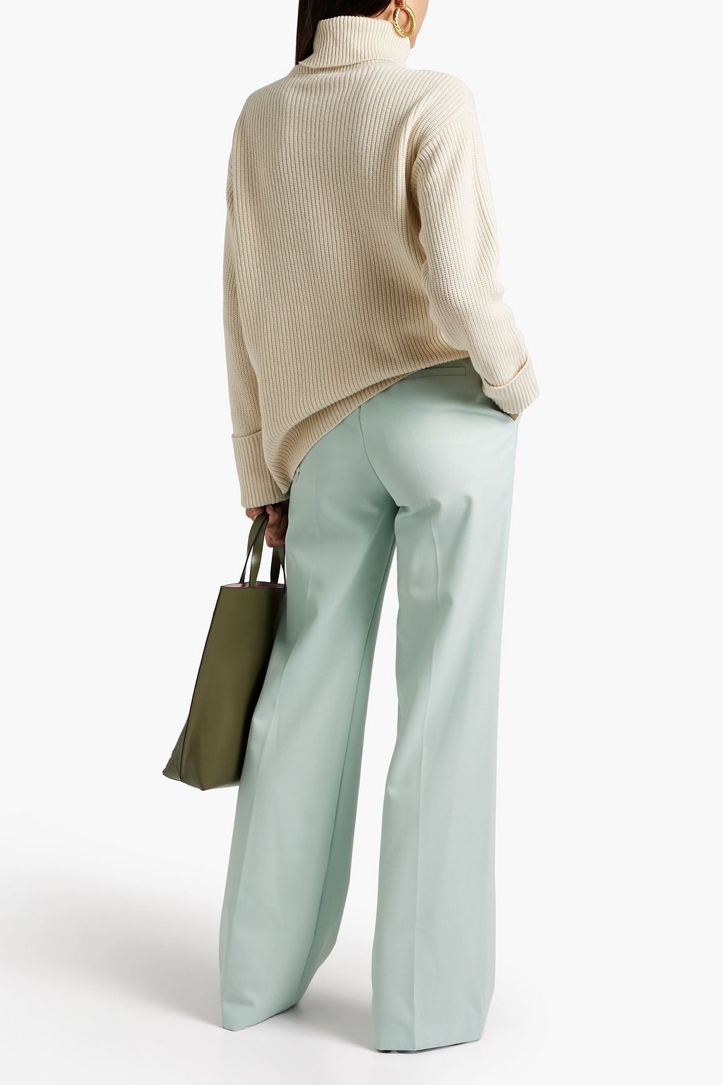 JOSEPH Morrisey woven bootcut pants