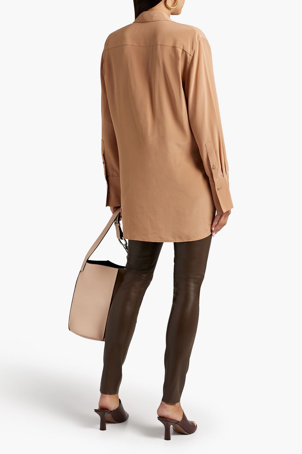 JOSEPH Stretch-leather leggings