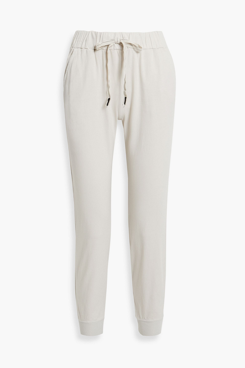 Stateside Cotton-jersey Track Pants In Off-white