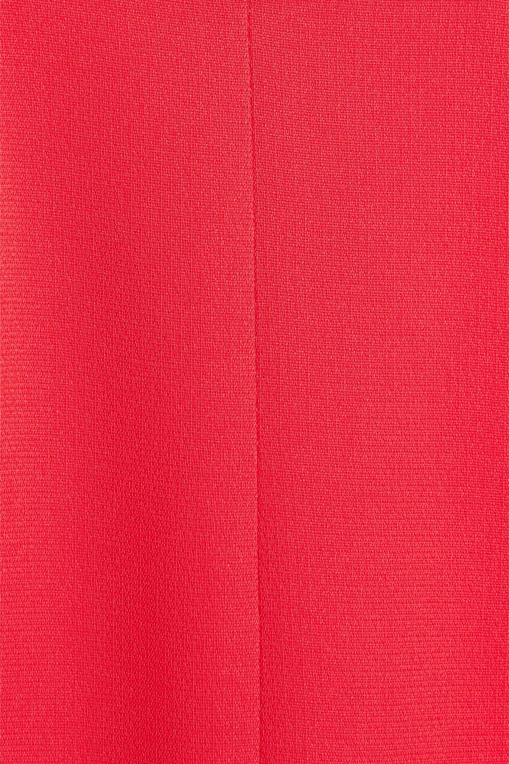 CINQ À SEPT Melba cutout crepe halterneck gown