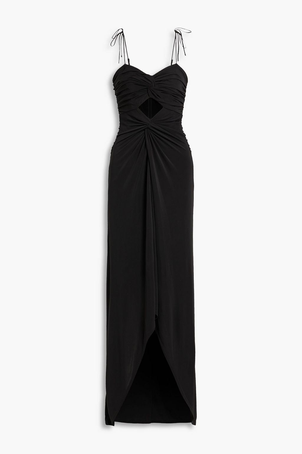 CINQ À SEPT Harlin cutout twisted stretch-jersey maxi dress | THE OUTNET