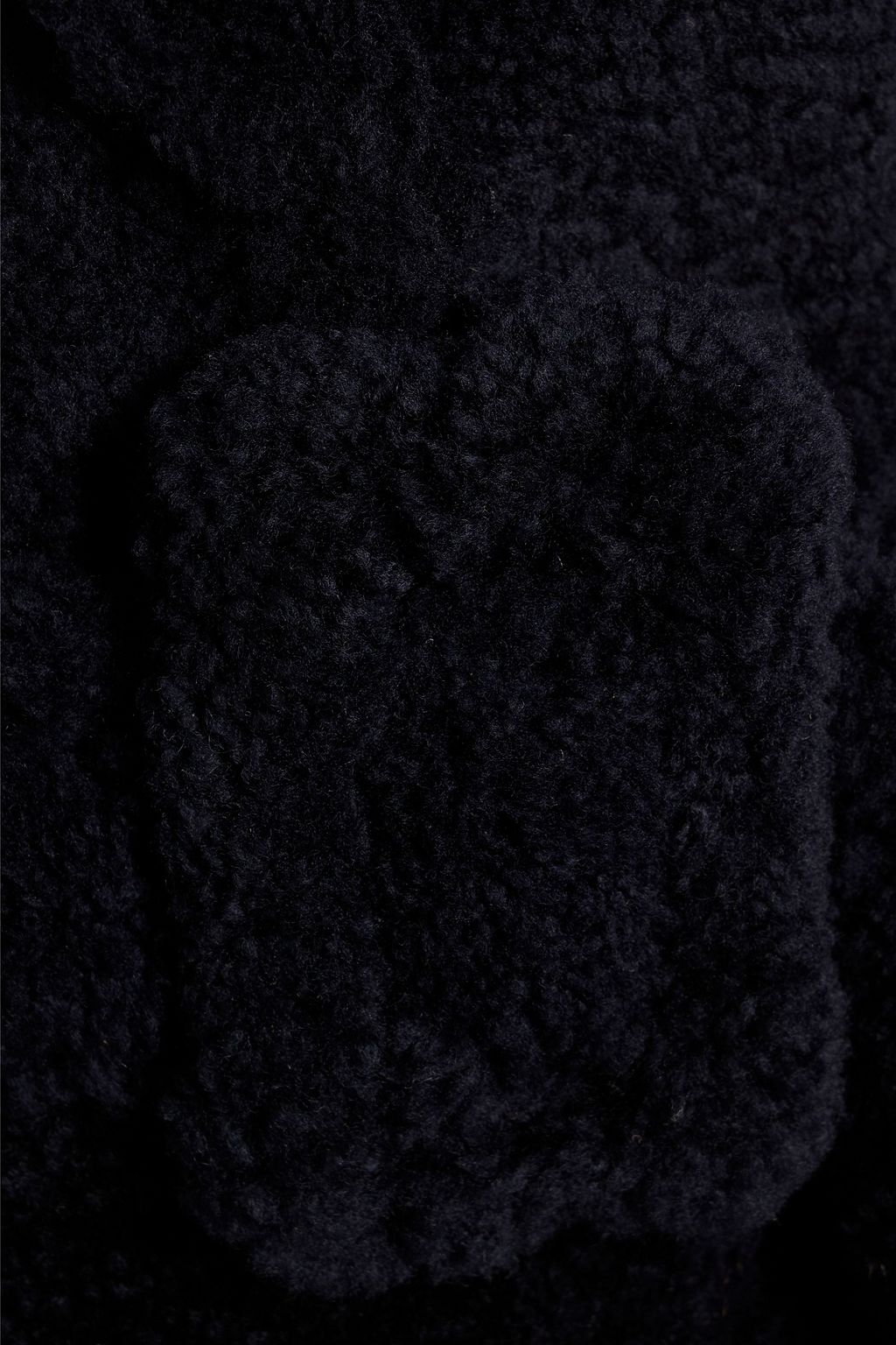 JOSEPH Belted shearling coat