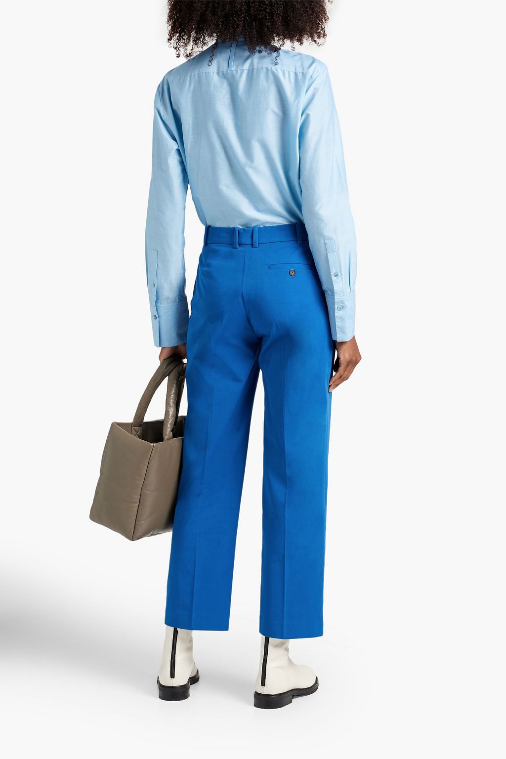 JOSEPH ストレッチコットンツイル ストレートレッグパンツ
