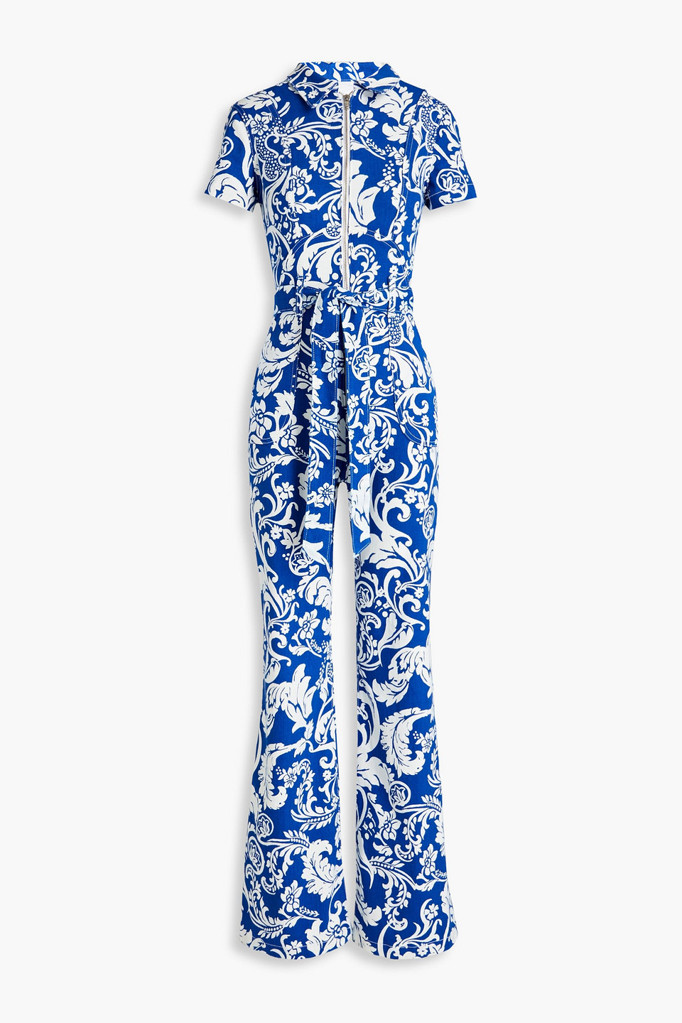 Alice And Olivia Gorgeous Wide Leg Jumpsuit In Nocolor