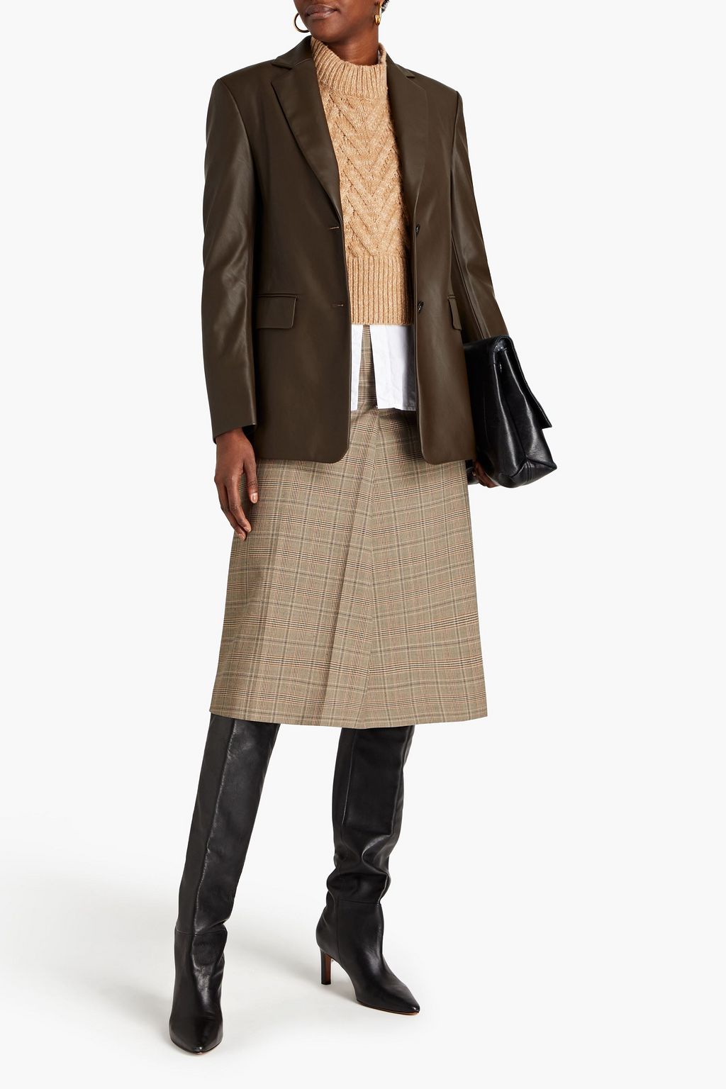 LUISA CERANO Blazer aus Kunstleder
