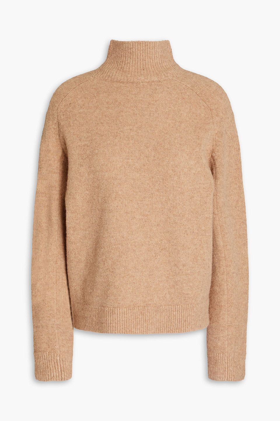VINCE MÉLANGE KNITTED TURTLENECK SWEATER,3074457345633353719