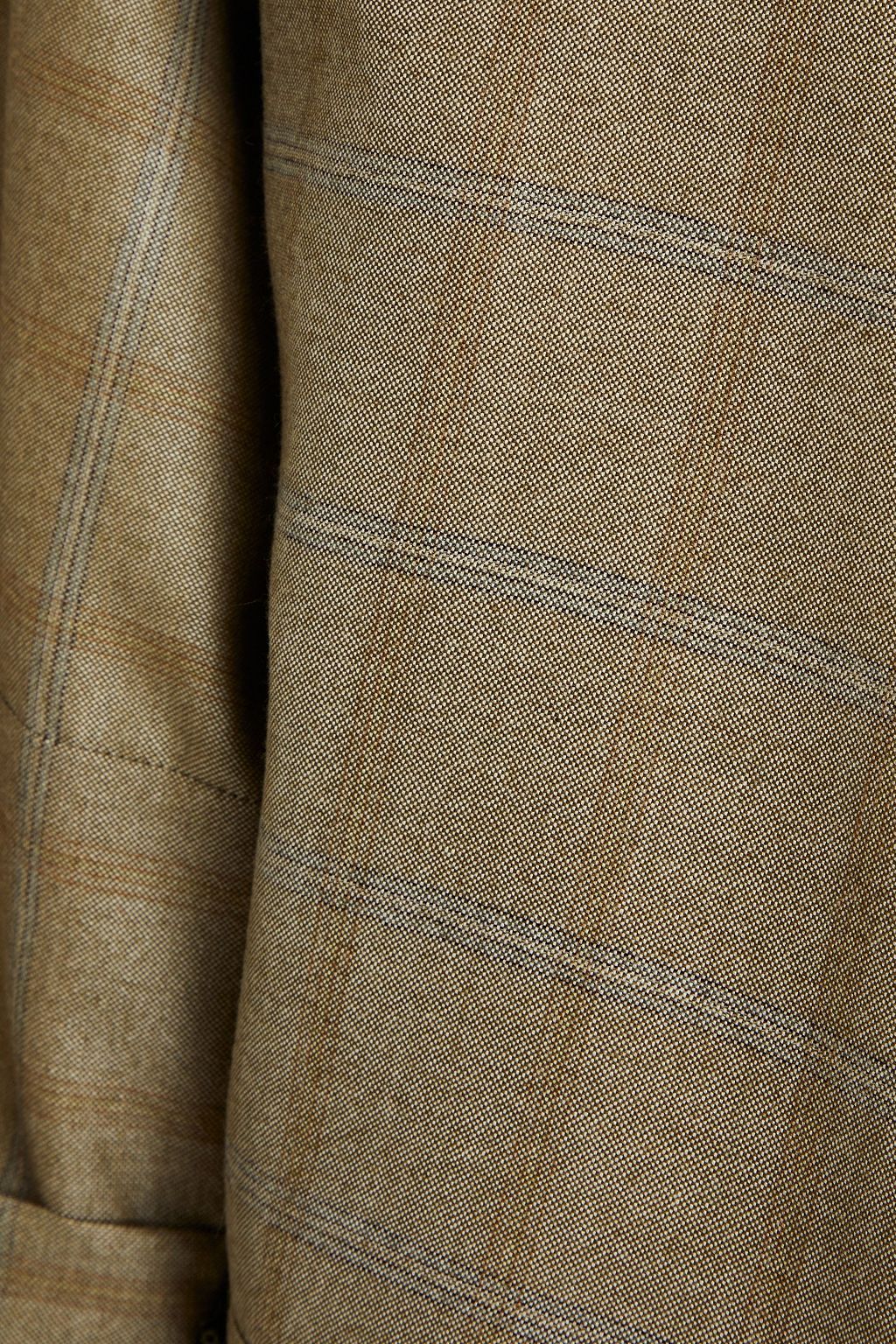 ESKANDAR Checked cashmere jacket
