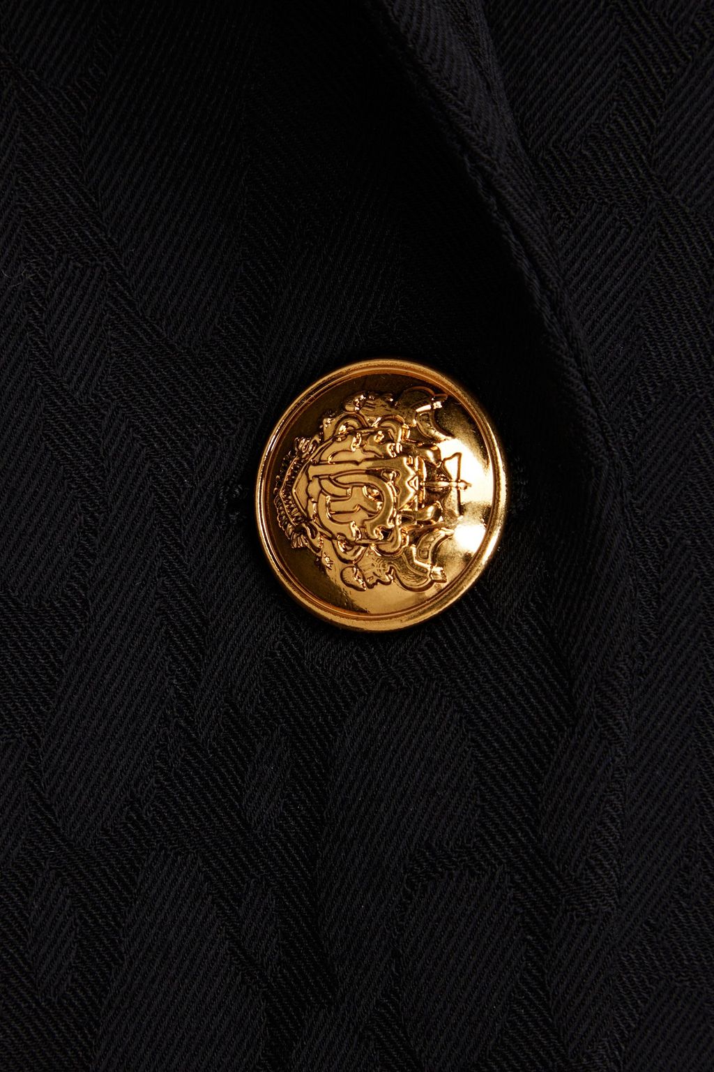 ROBERTO CAVALLI Wool-blend jacquard blazer