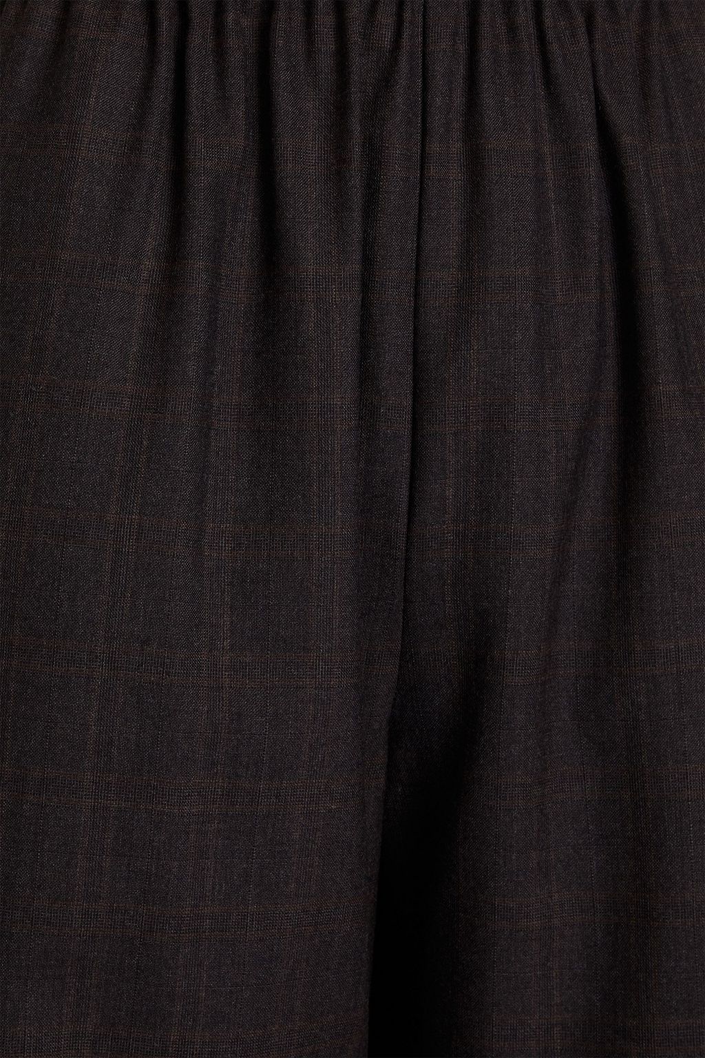 ESKANDAR Wool and cashmere-blend wide-leg pants
