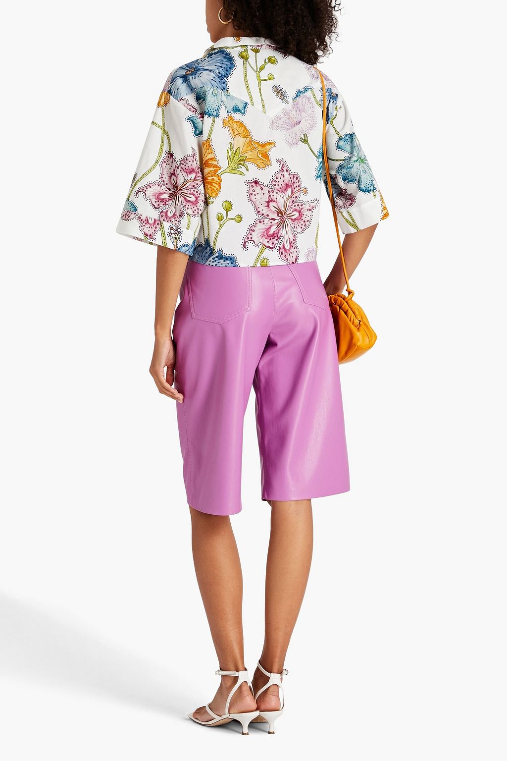 HAYLEY MENZIES Floral-print cotton shirt