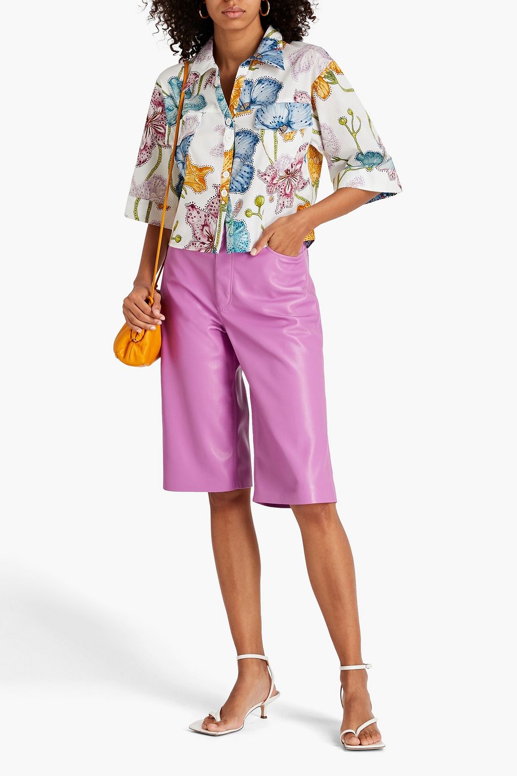 HAYLEY MENZIES Floral-print cotton shirt