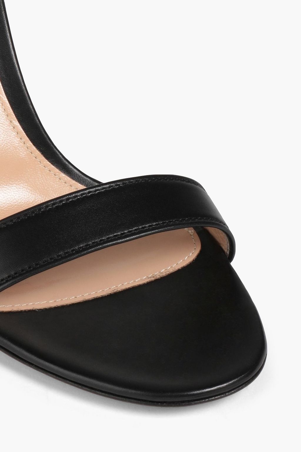GIANVITO ROSSI Terry PVC-trimmed suede sandals