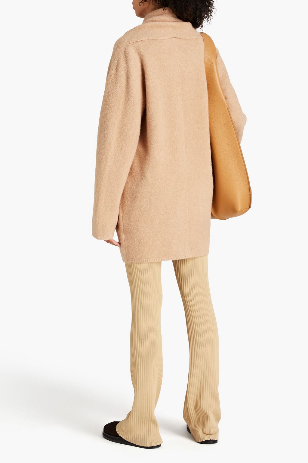 VINCE. Mélange knitted cardigan