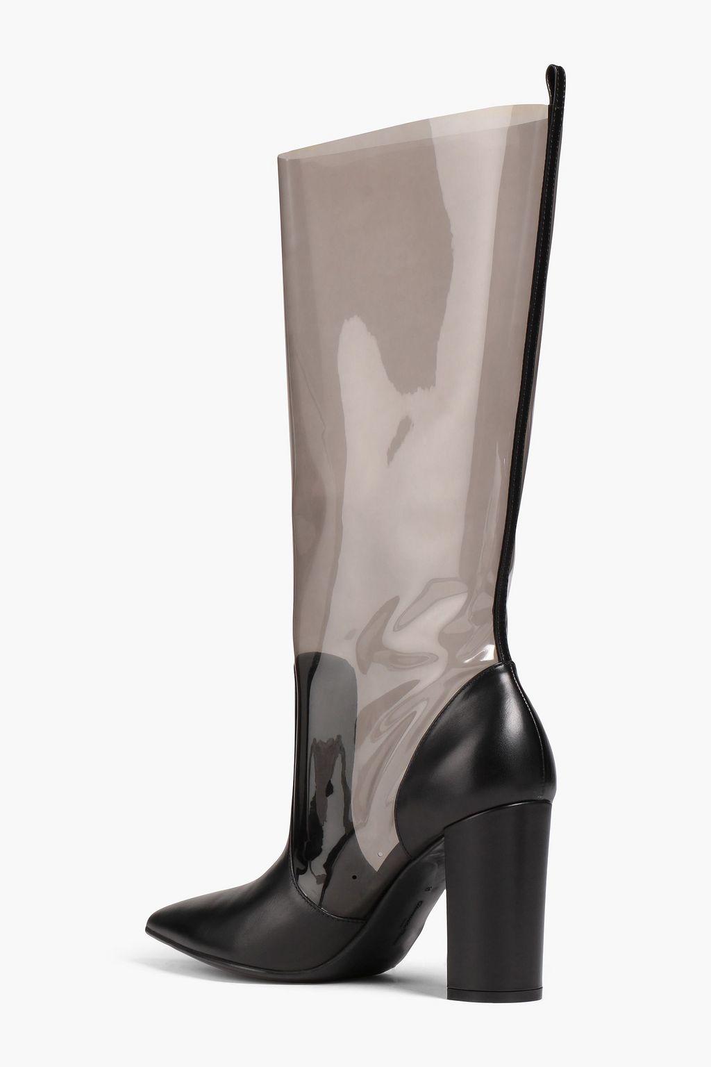 GIANVITO ROSSI TPU and leather knee boots