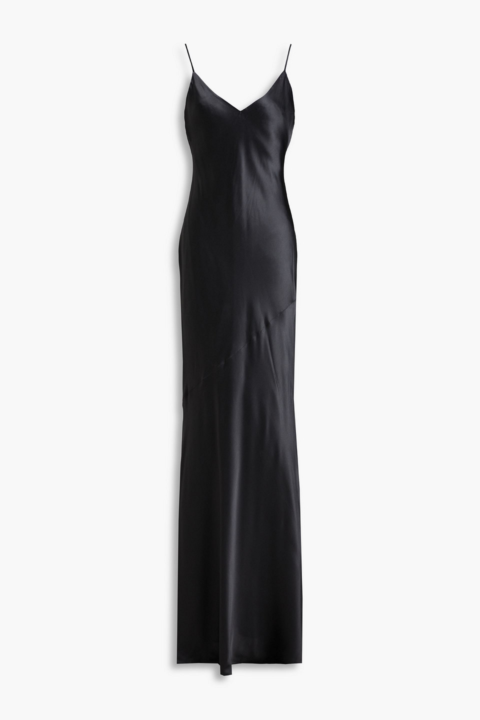 L AGENCE SERITA SILK-SATIN MAXI SLIP DRESS,3074457345633359138