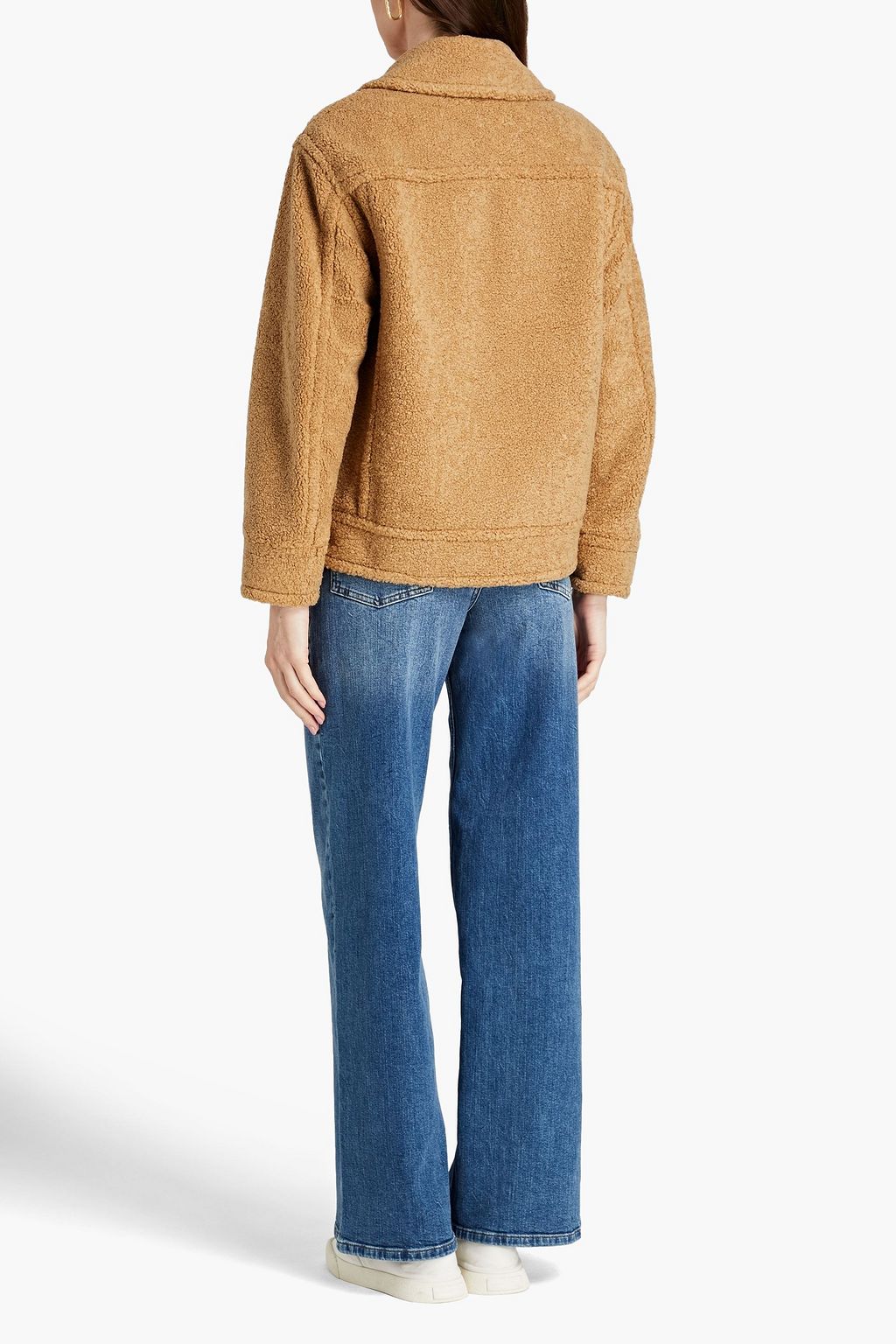 VINCE. Faux shearling jacket