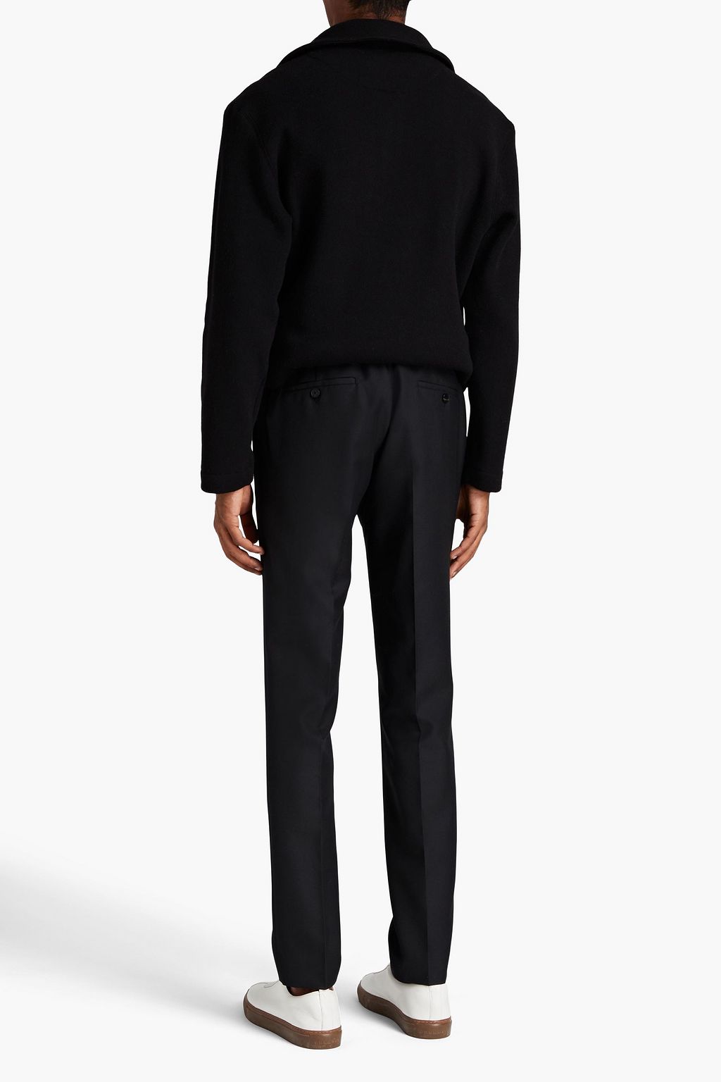 SANDRO Slim-fit grain de poudre pants