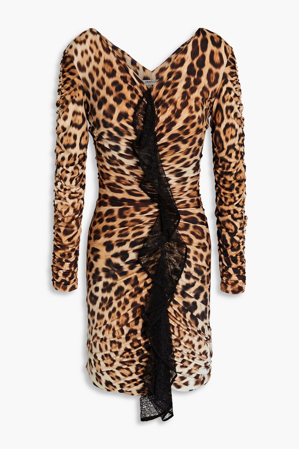 cavalli leopard print dress