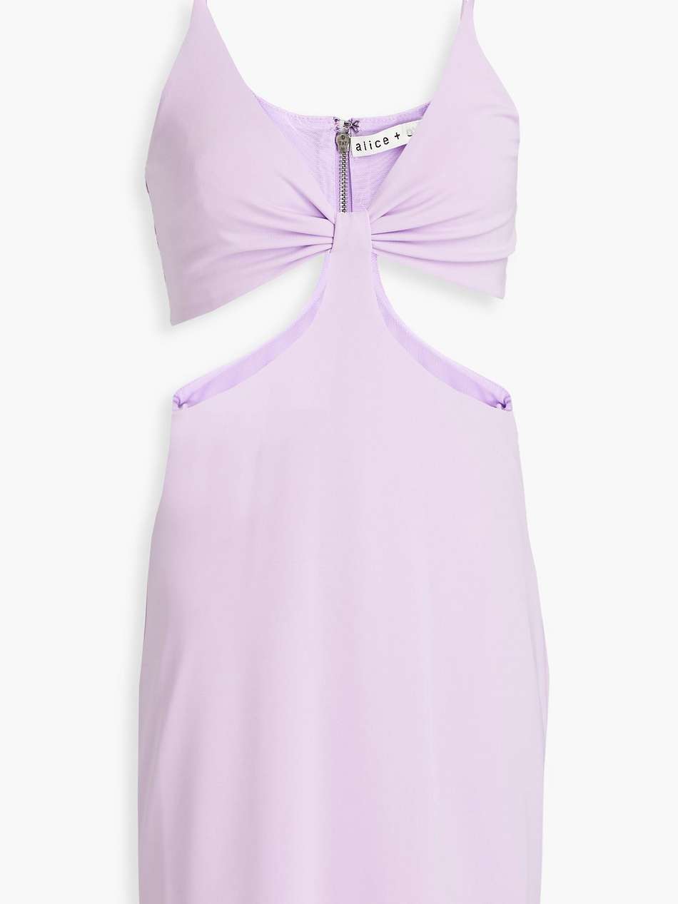 havana cutout stretch-jersey mini dress