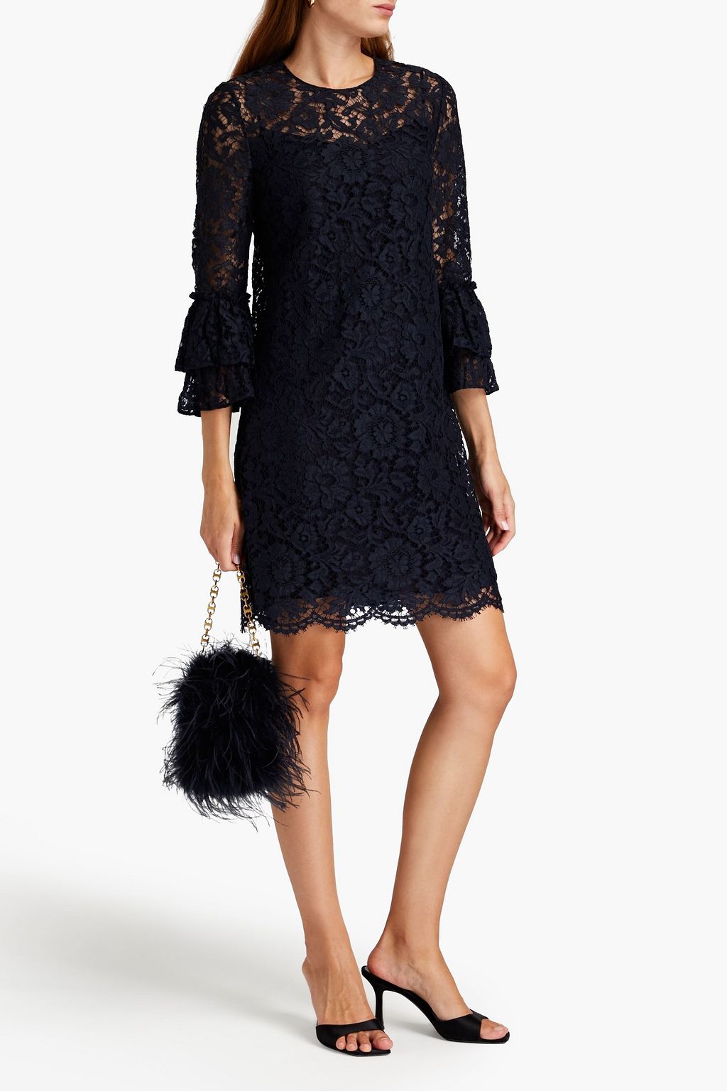 VALENTINO GARAVANI Minikleid aus schnurgebundener Spitze