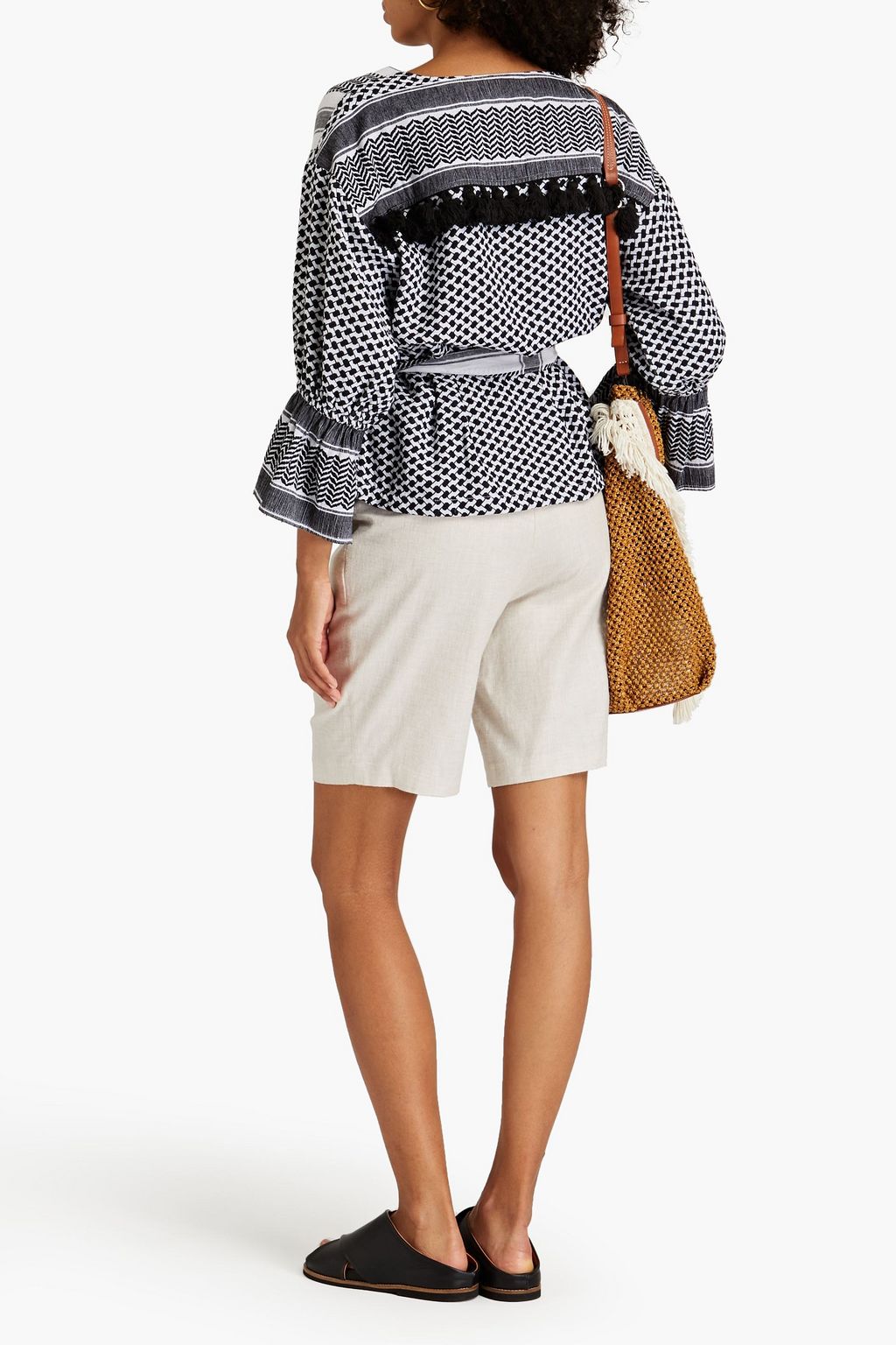SUMMERY COPENHAGEN Ulrikke cotton-jacquard top