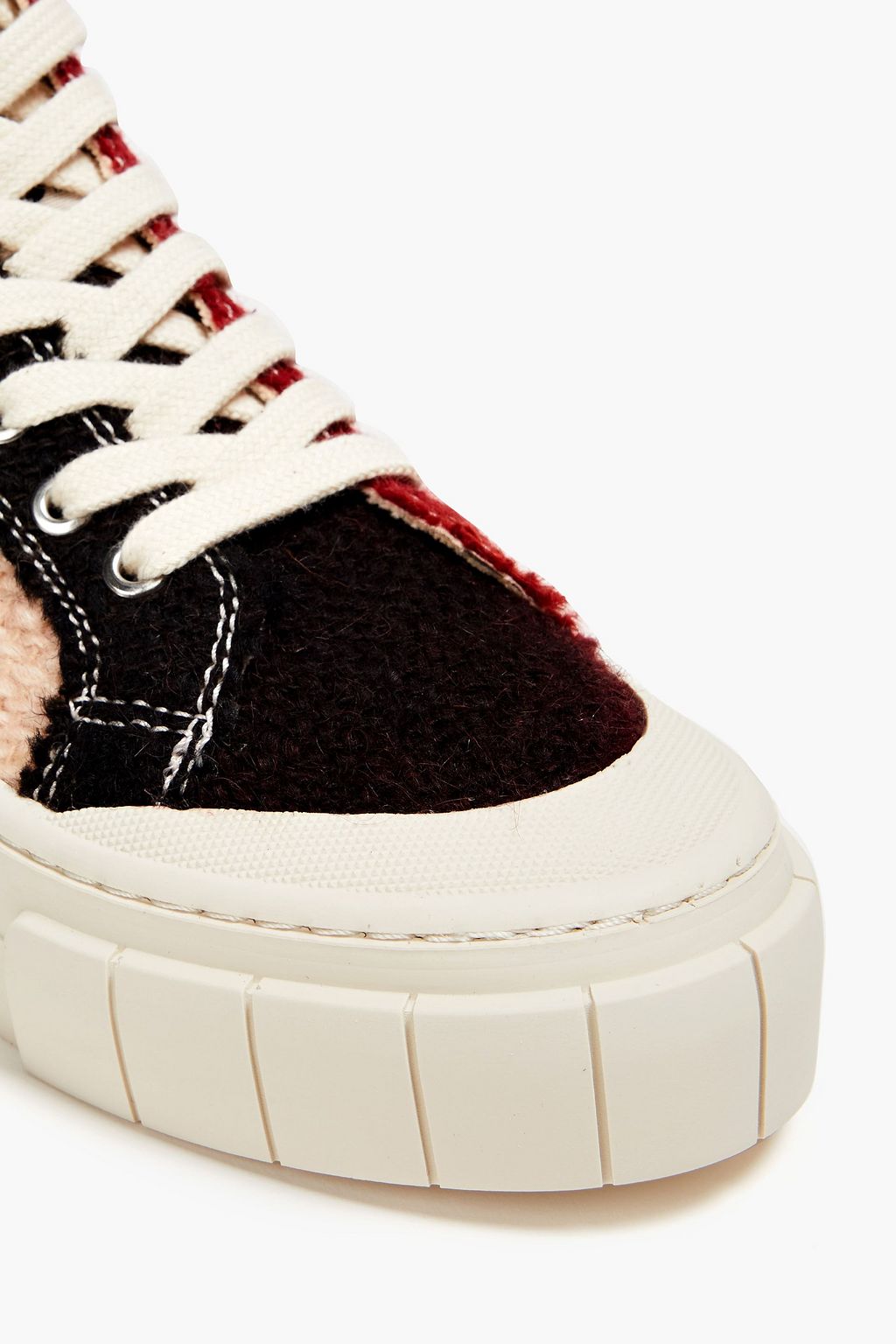 GOOD NEWS Juice hemp high-top sneakers