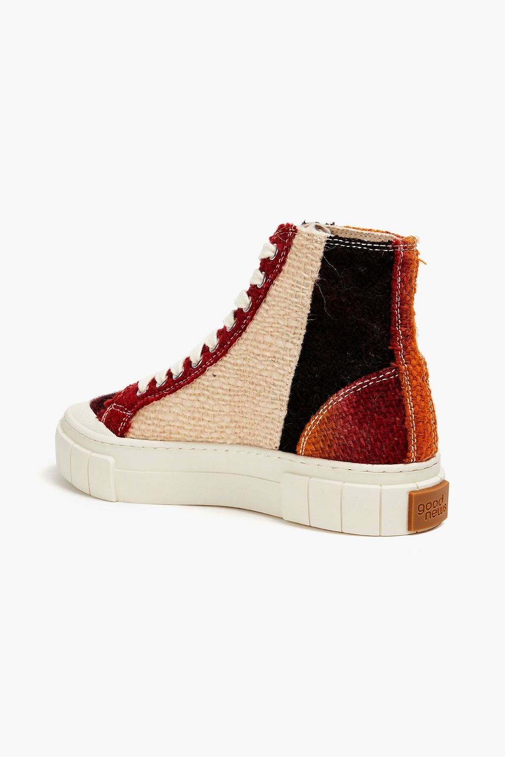 GOOD NEWS Juice hemp high-top sneakers