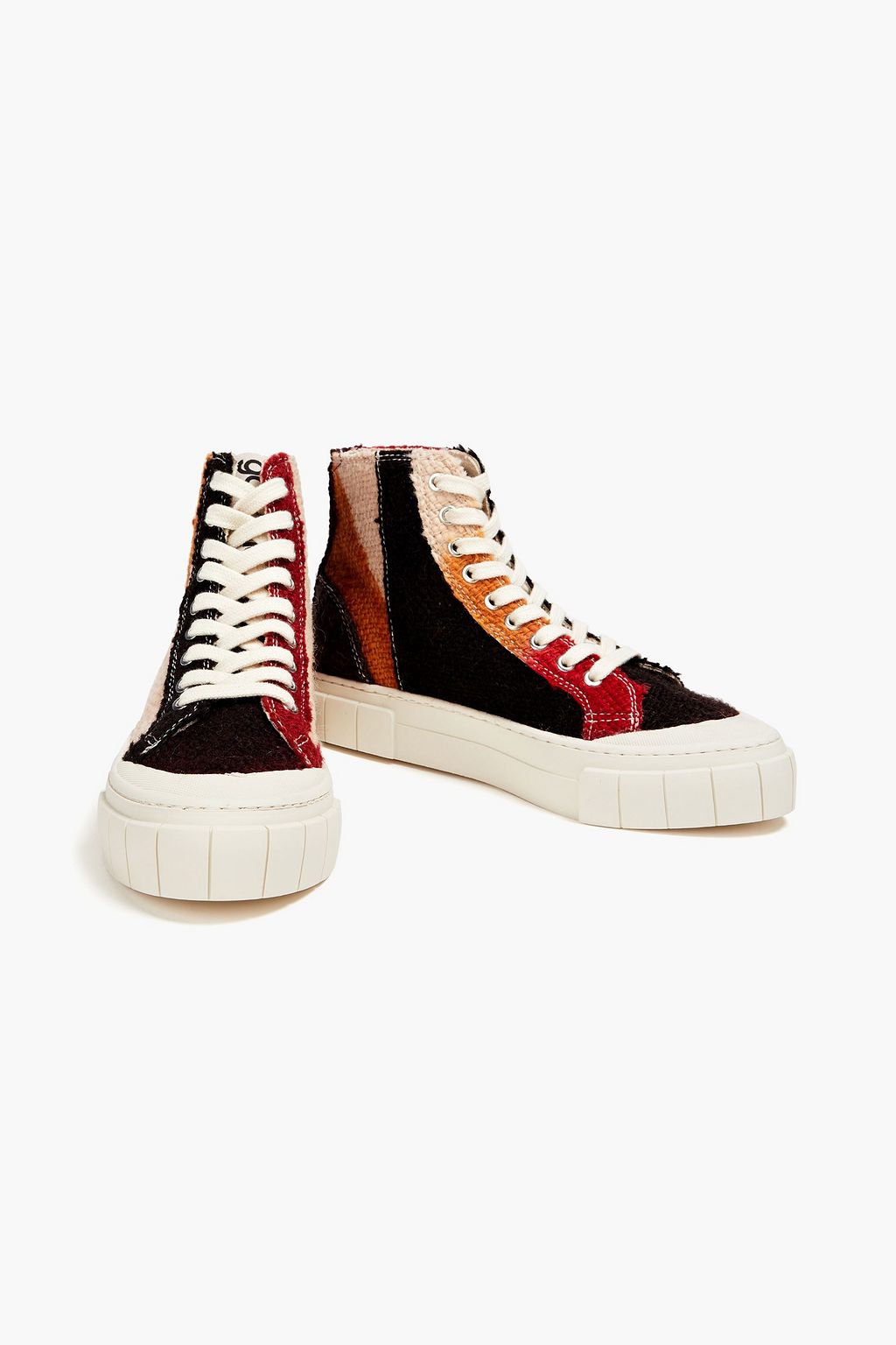 GOOD NEWS Juice hemp high-top sneakers