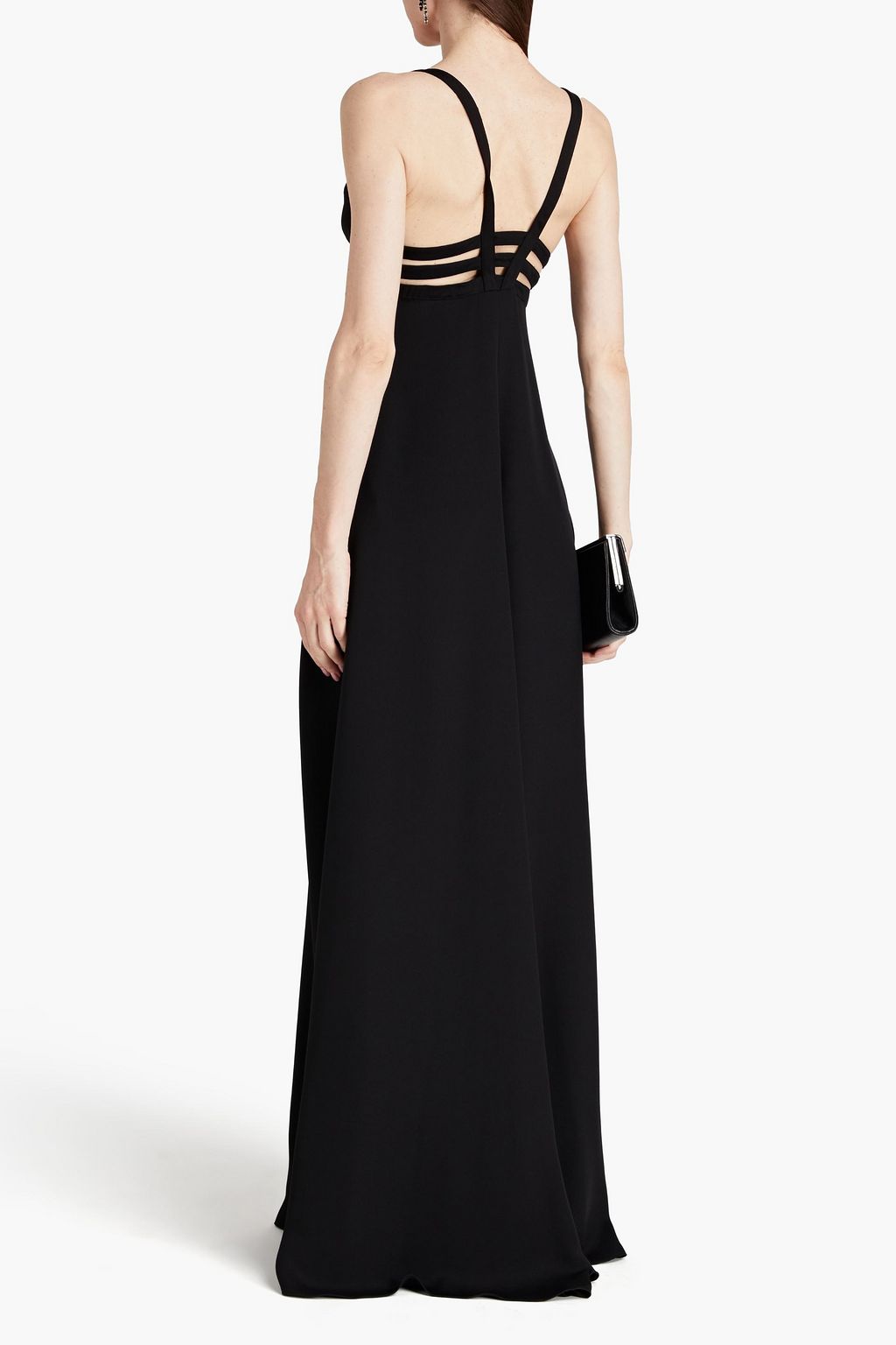 VALENTINO GARAVANI Cutout silk-crepe gown
