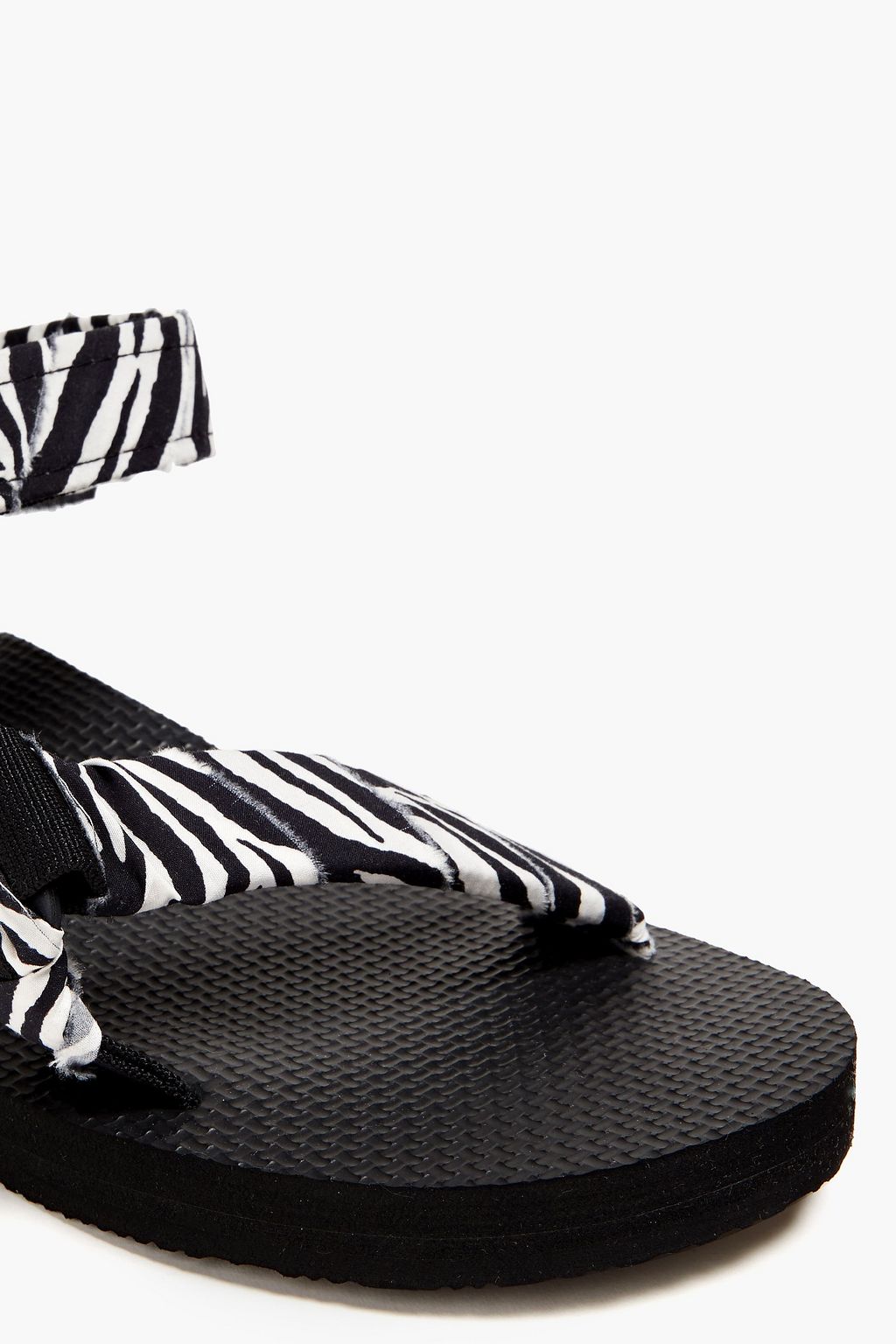 ARIZONA LOVE Trekky zebra-print woven sandals