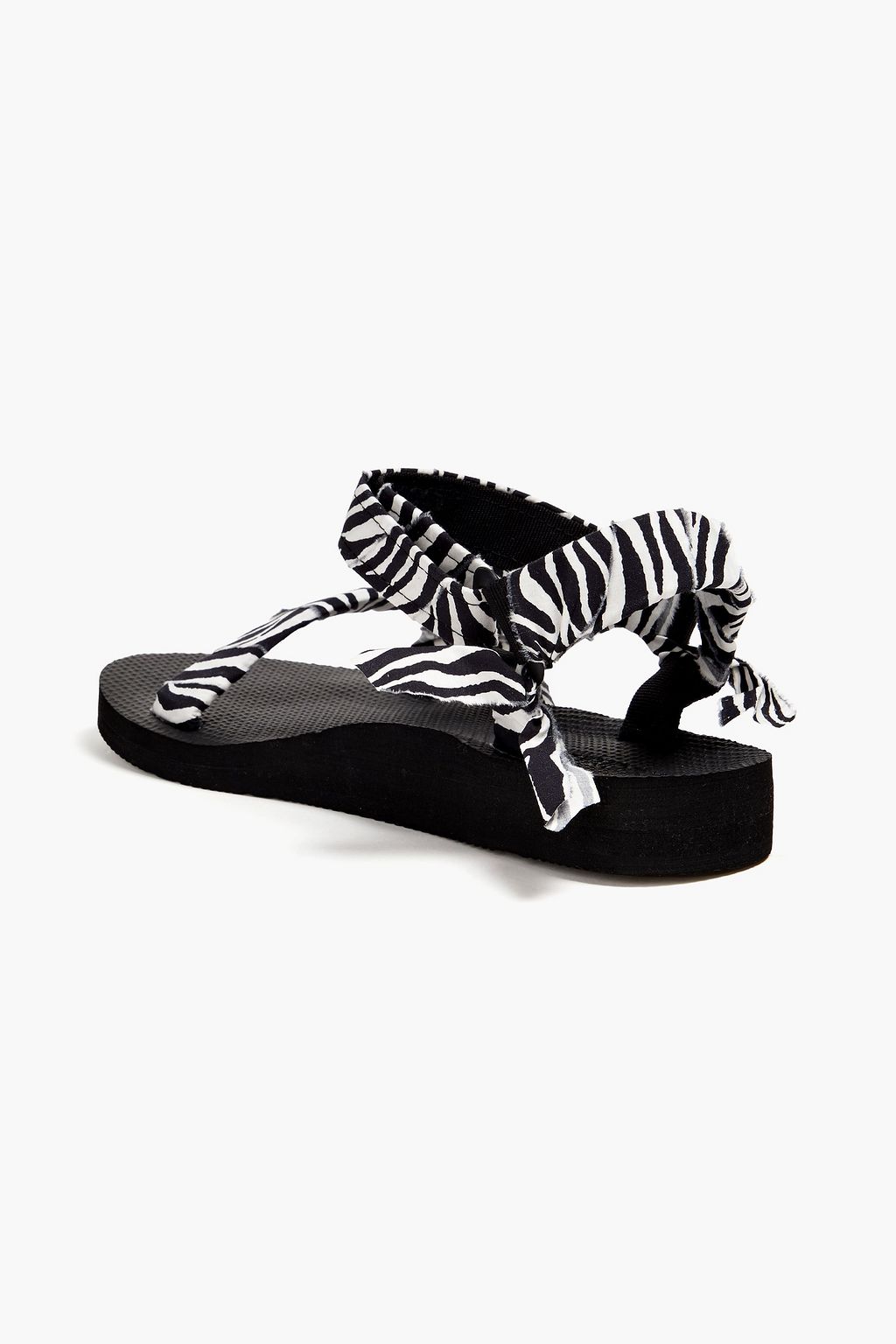 ARIZONA LOVE Trekky zebra-print woven sandals | Sale up to 70% off ...