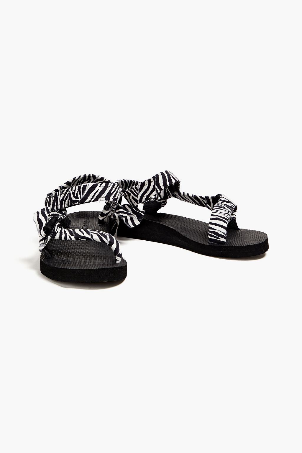 ARIZONA LOVE Trekky zebra-print woven sandals