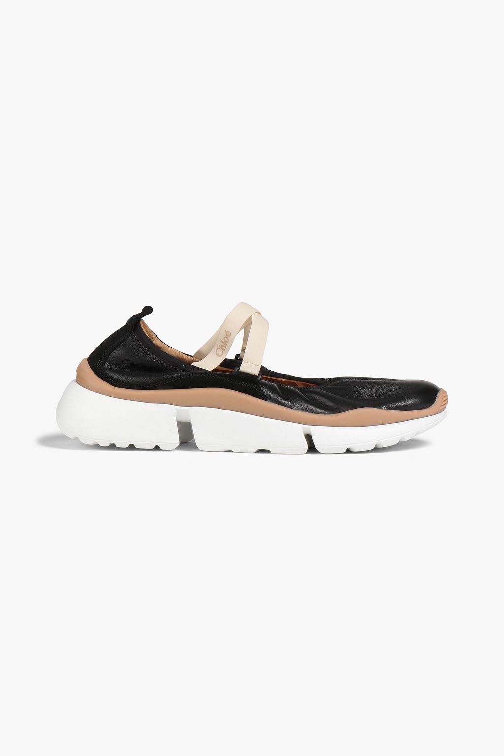CHLO Sonnie Ballet leather sneakers THE OUTNET
