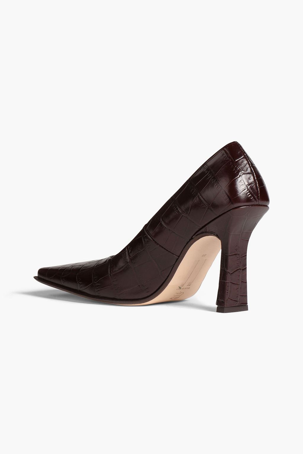 MIISTA Orana croc-effect leather pumps