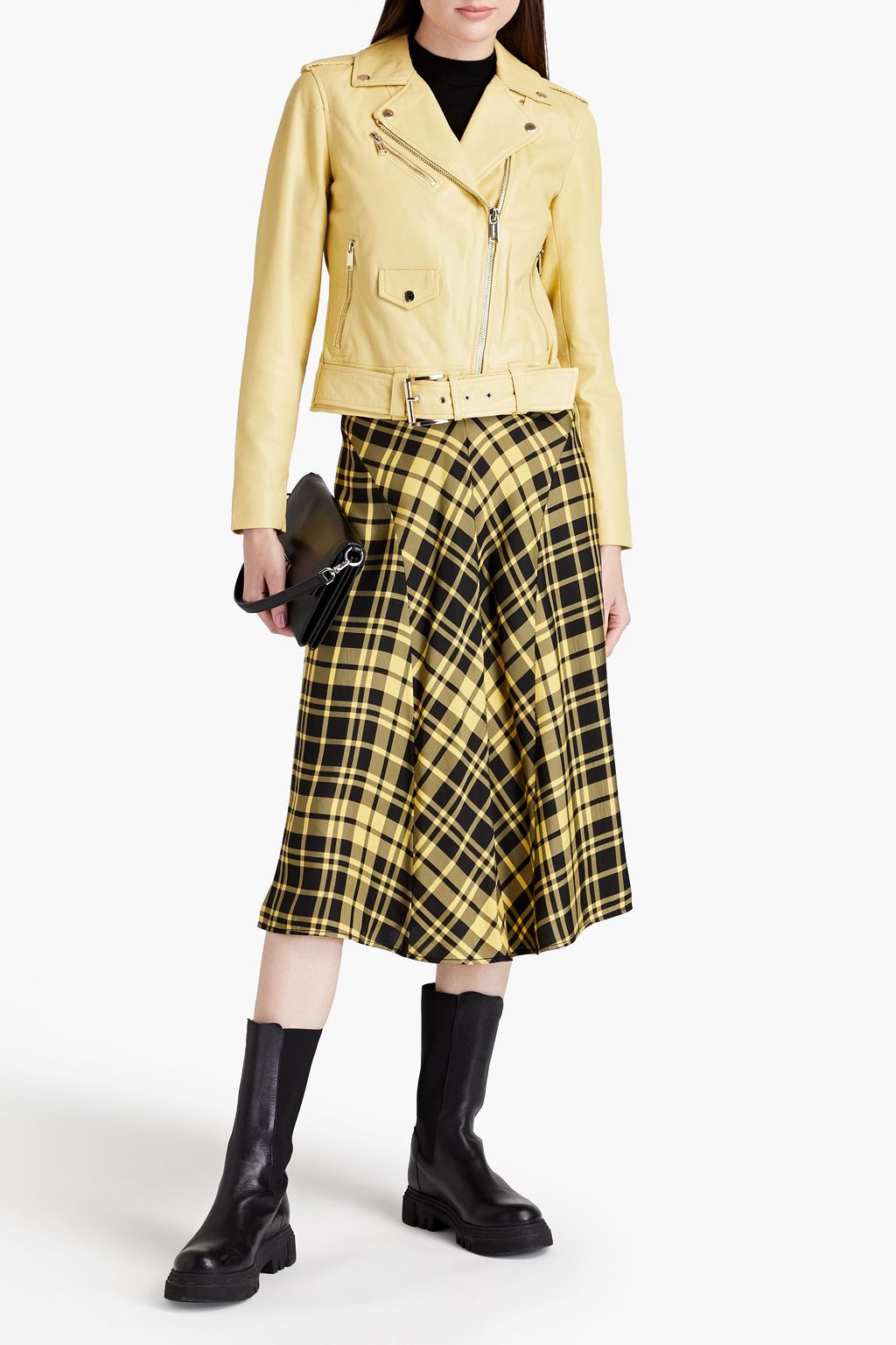 MICHAEL MICHAEL KORS レザー ライダースジャケット