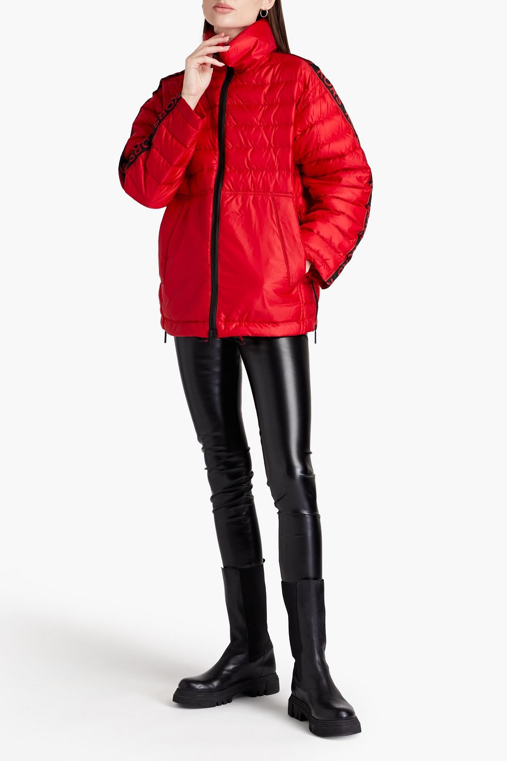 MICHAEL MICHAEL KORS 퀼팅 쉘 다운 재킷